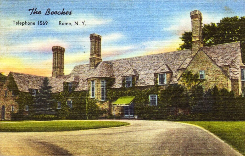 Beeches postcard