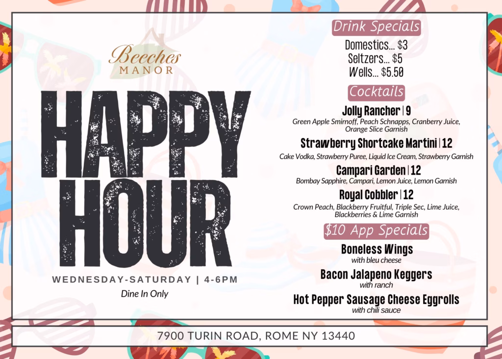 Beeches Happy Hour