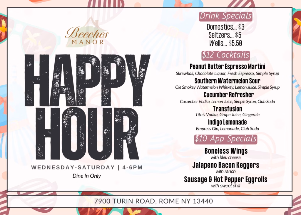 Beeches Happy Hour